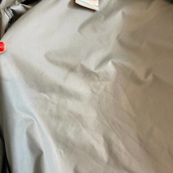 Columbia Windbreaker Jacket Hoodie Black Size Medium - Picture 7 of 9